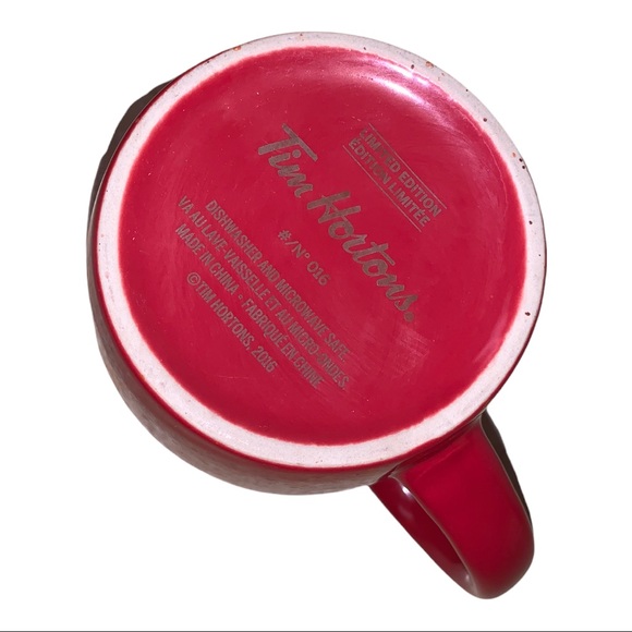 Tim Hortons 2016 Red Moose Elk Stag Limited Edition #016 Coffee Tea Mug - Picture 5 of 5